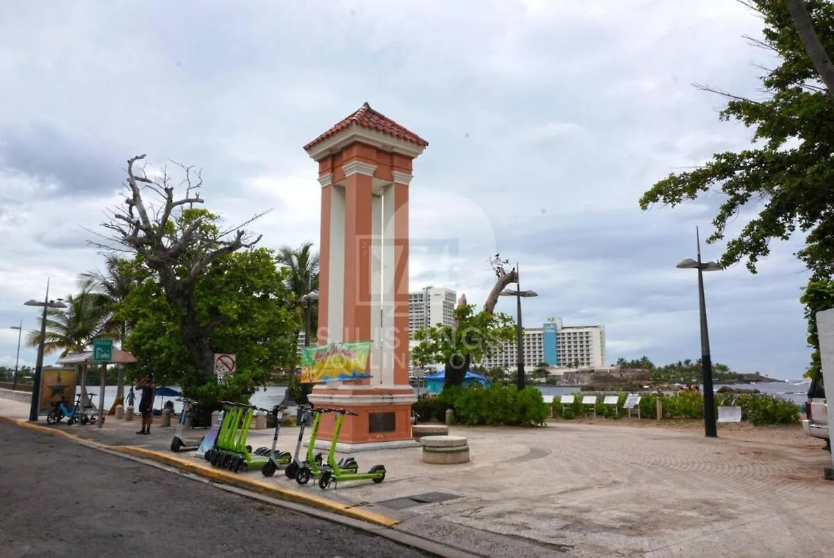 Deluxe Ocean View Studio with Free Parking & Pool 圣胡安 0*,